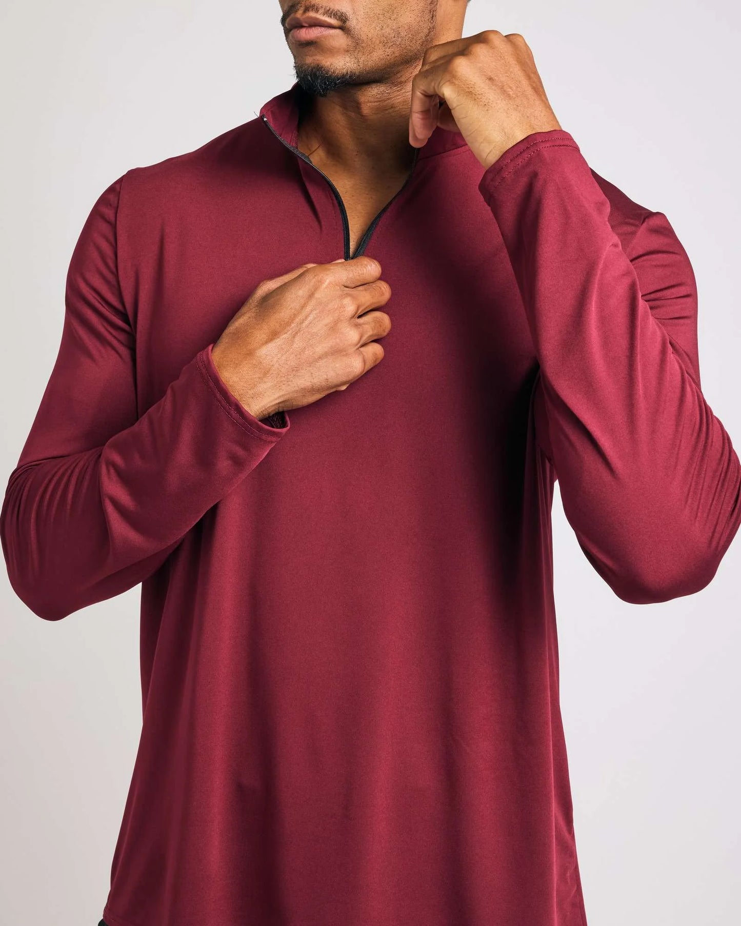 3 Pack: Men'S Dry-Fit Active Quarter Zip Long Sleeve Athletic Performance Pullover (Available in Big & Tall)
