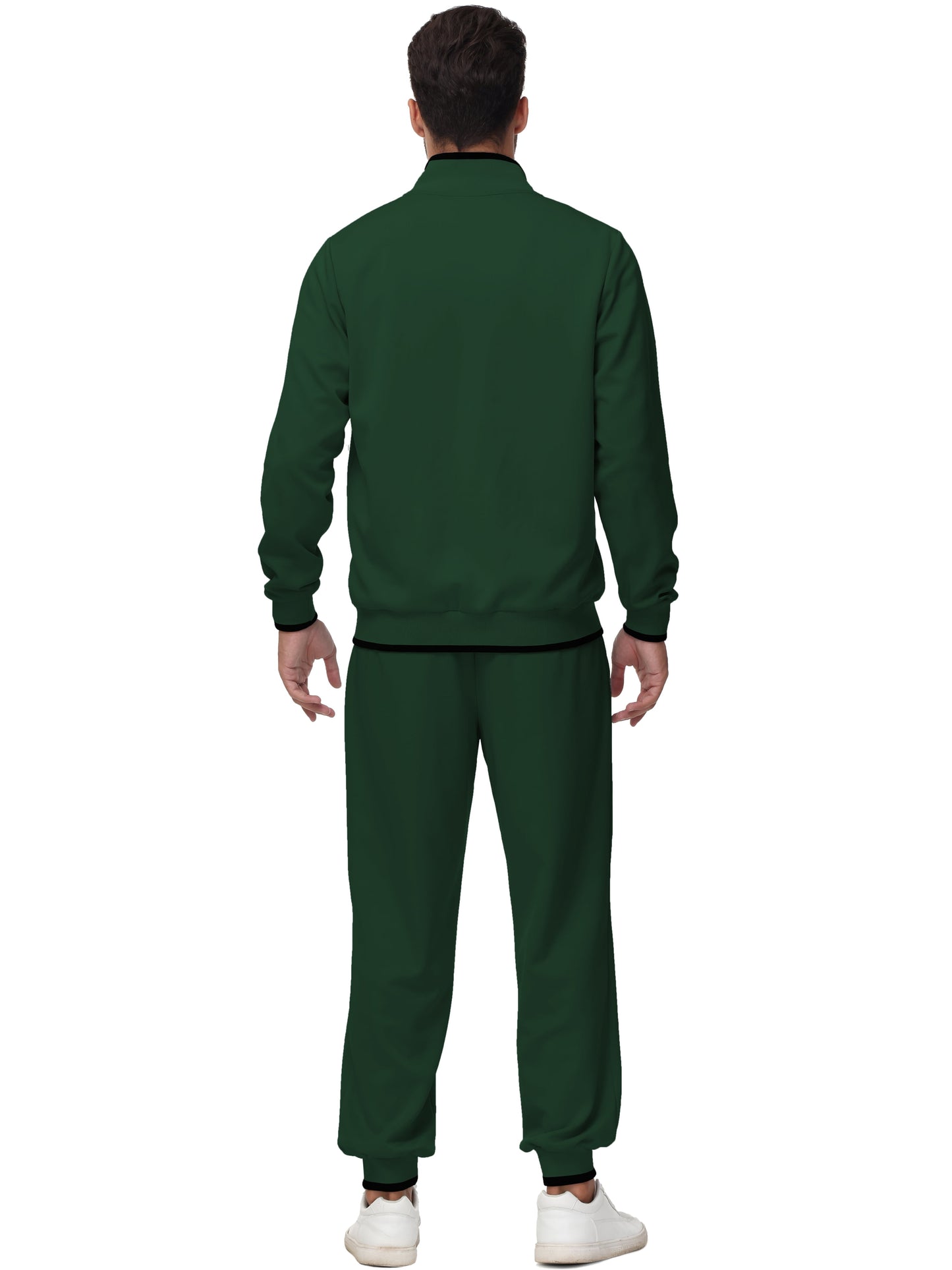 Men'S Tracksuits Sweatsuits for Men Set Track Suits 2 Piece Casual Athletic Jogging Warm up Full Zip Sweat Suits Armygreen L