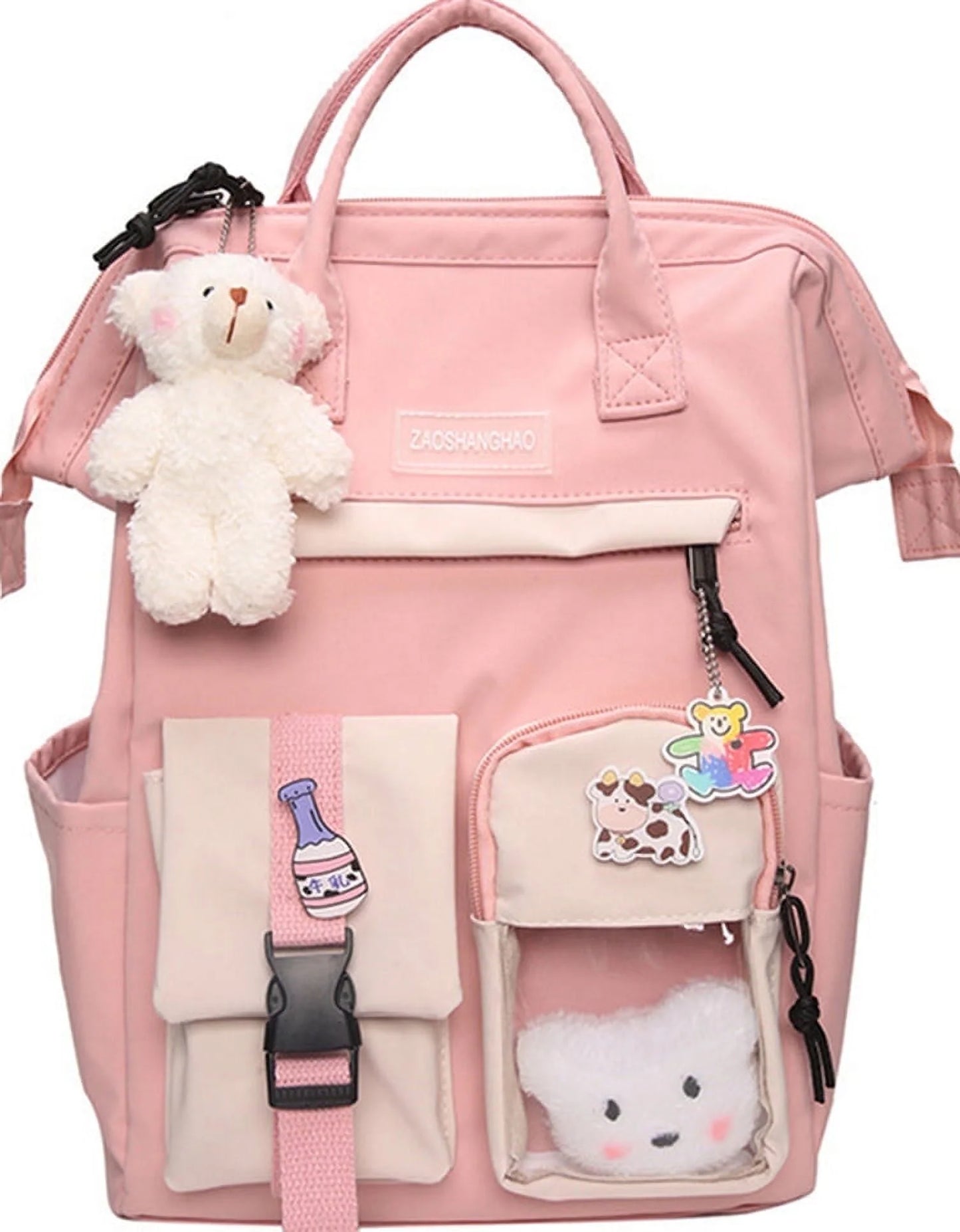 School Backpack for Elementary Primary Middle Kawaii School Bag for Teens Student Bookbag Back to School Bag