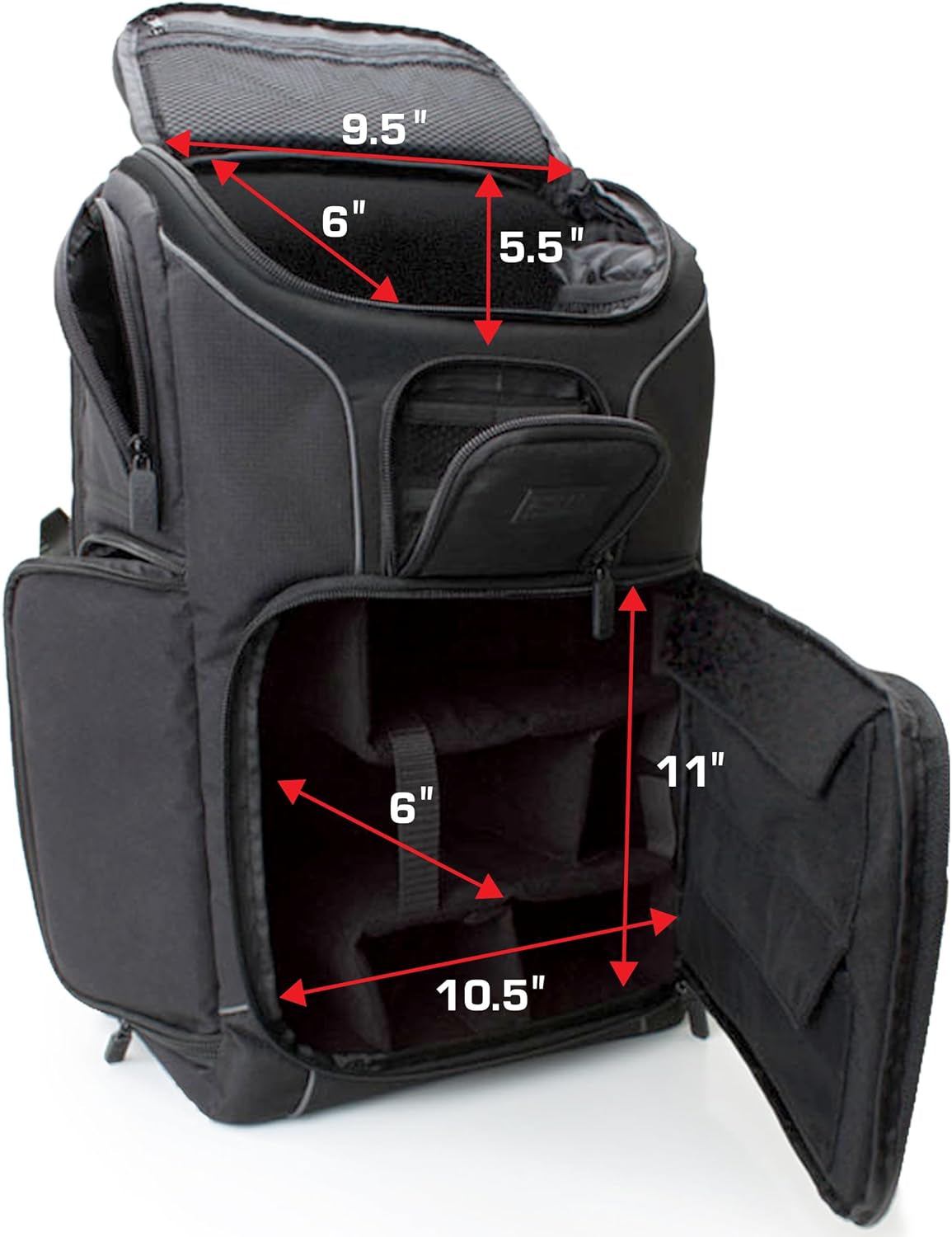 Camera Backpack for Photographers Dslr/Slr/Mirrorless Photography Camera Bag with Laptop Compartment, Waterproof Rain Cover & Tripod Holder, Compatible with Canon/Nikon/Sony (Black)