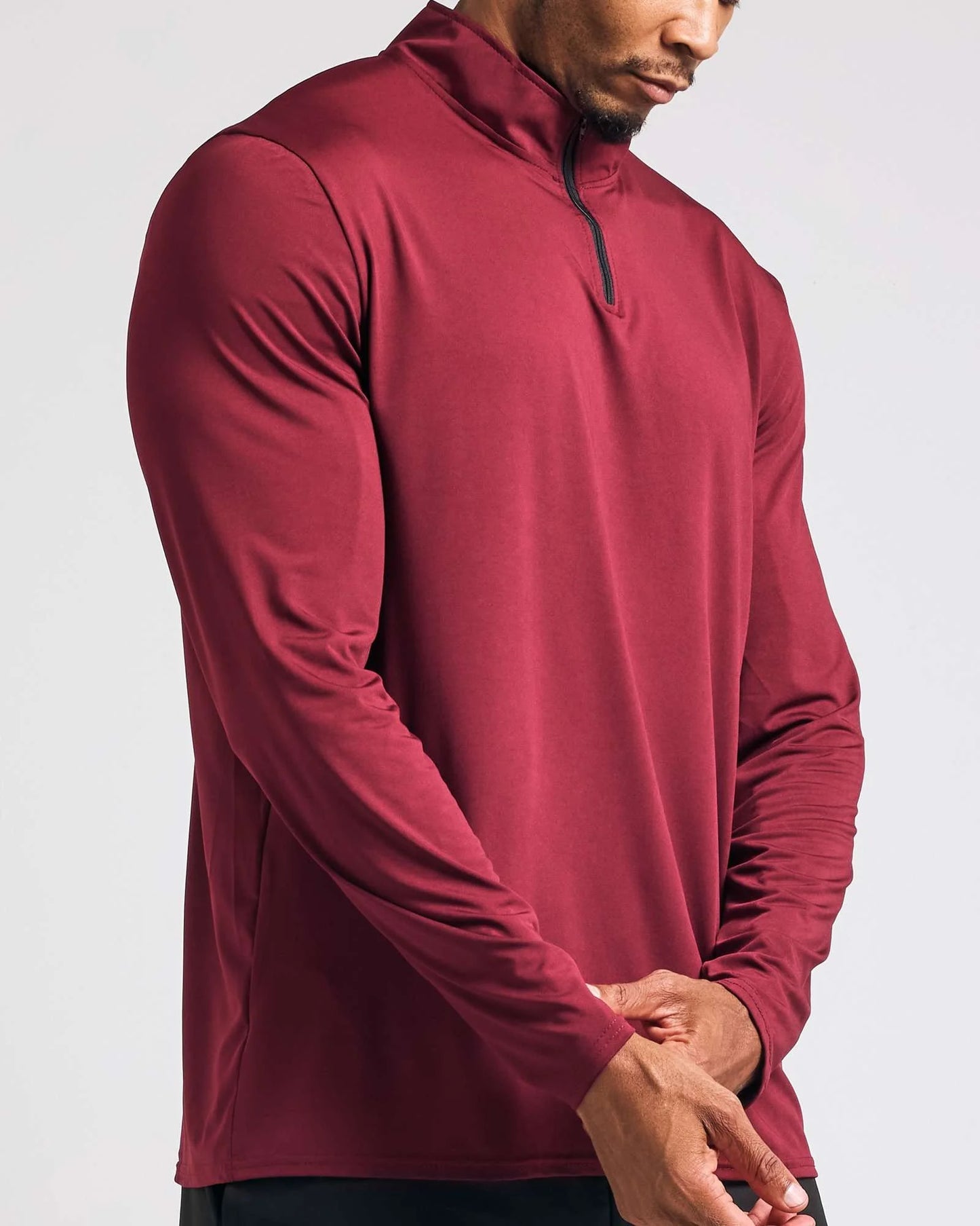 3 Pack: Men'S Dry-Fit Active Quarter Zip Long Sleeve Athletic Performance Pullover (Available in Big & Tall)