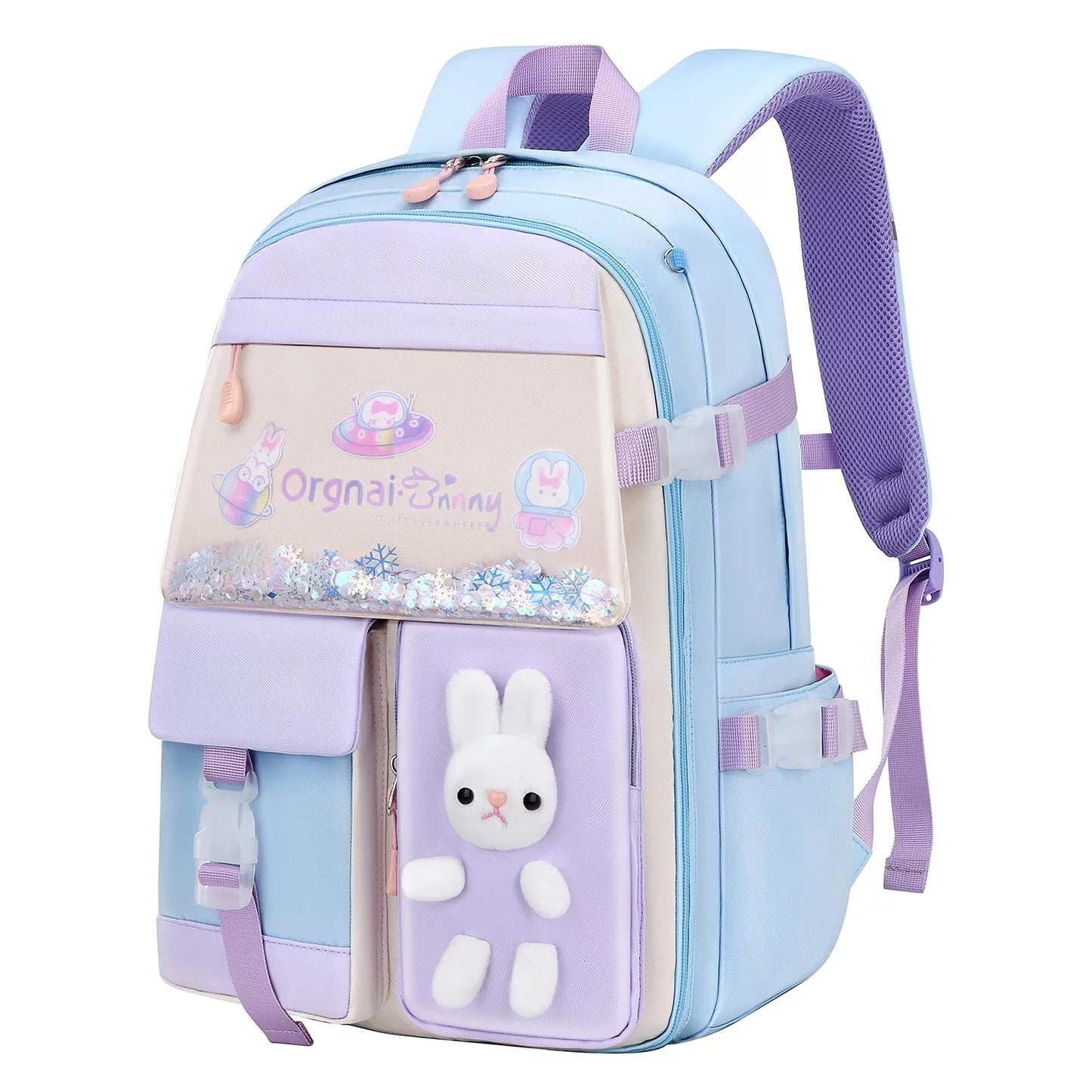 Backpacks Bunny School Backpack Cute Backpack Laptop Bag School Bookbag, Blue