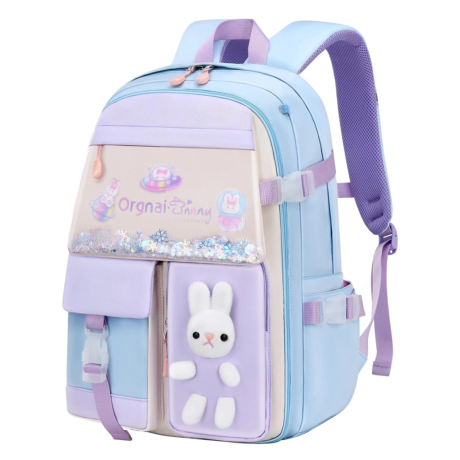 Backpacks Bunny School Backpack Cute Backpack Laptop Bag School Bookbag, Blue