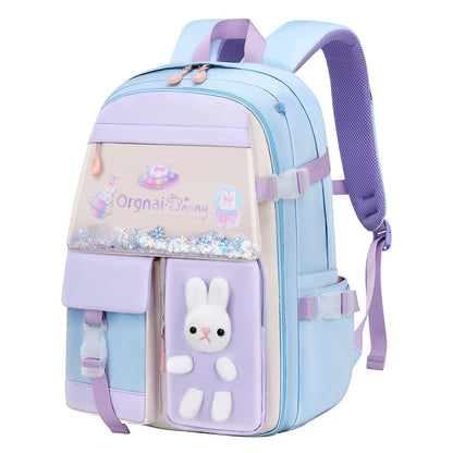Backpacks Bunny School Backpack Cute Backpack Laptop Bag School Bookbag, Blue