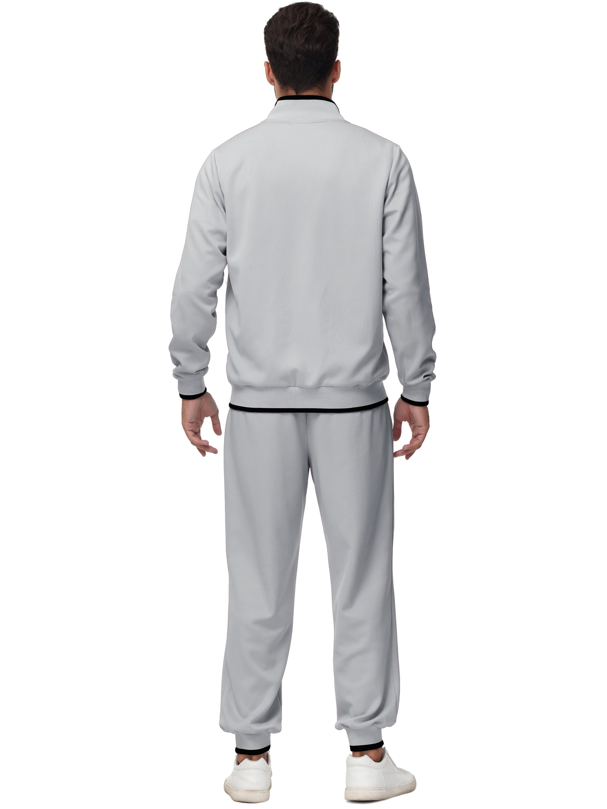 Men'S Tracksuits Sweatsuits for Men Set Track Suits 2 Piece Casual Athletic Jogging Warm up Full Zip Sweat Suits Darkgrey 2XL