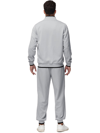 Men'S Tracksuits Sweatsuits for Men Set Track Suits 2 Piece Casual Athletic Jogging Warm up Full Zip Sweat Suits Darkgrey 2XL