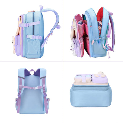 Backpacks Bunny School Backpack Cute Backpack Laptop Bag School Bookbag, Blue