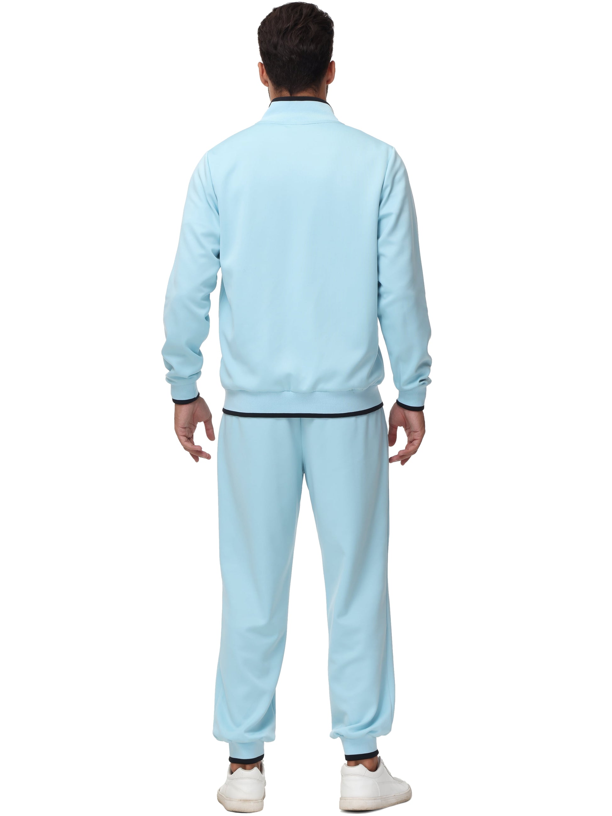 Men'S Tracksuits Sweatsuits for Men Set Track Suits 2 Piece Casual Athletic Jogging Warm up Full Zip Sweat Suits Grayblue S