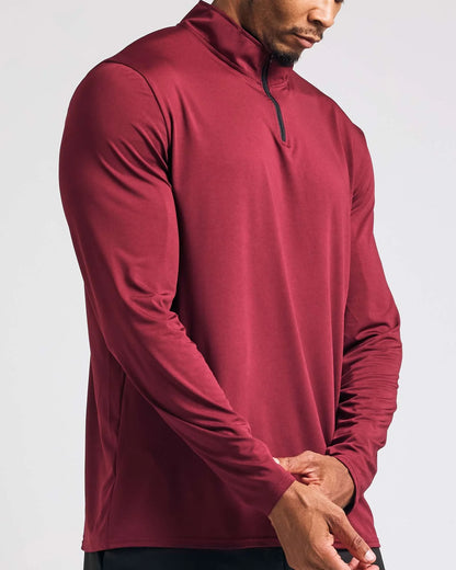 3 Pack: Men'S Dry-Fit Active Quarter Zip Long Sleeve Athletic Performance Pullover (Available in Big & Tall)
