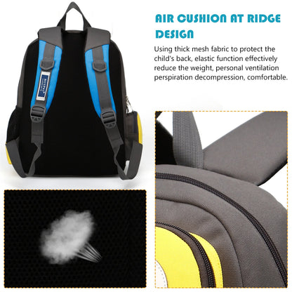 Robot Backpacks,Cute Daycare Backpacks Book Bags Yellow